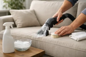 Cómo lavar un sofá de tela sin estropearlo