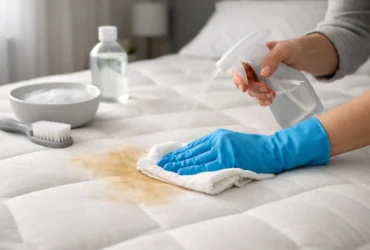 Cómo quitar manchas de colchón sin estropearlo