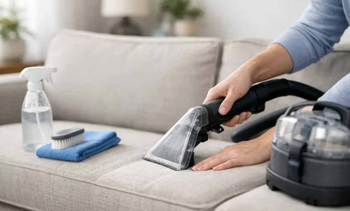Guía para limpieza de tapicerías en casa