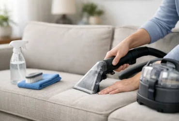 Guía para limpieza de tapicerías en casa