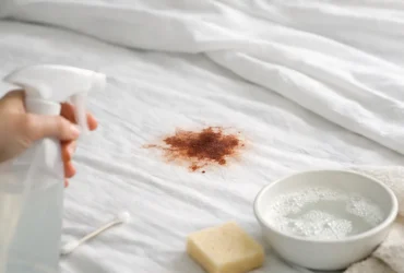 Cómo quitar mancha de sangre seca en sábanas