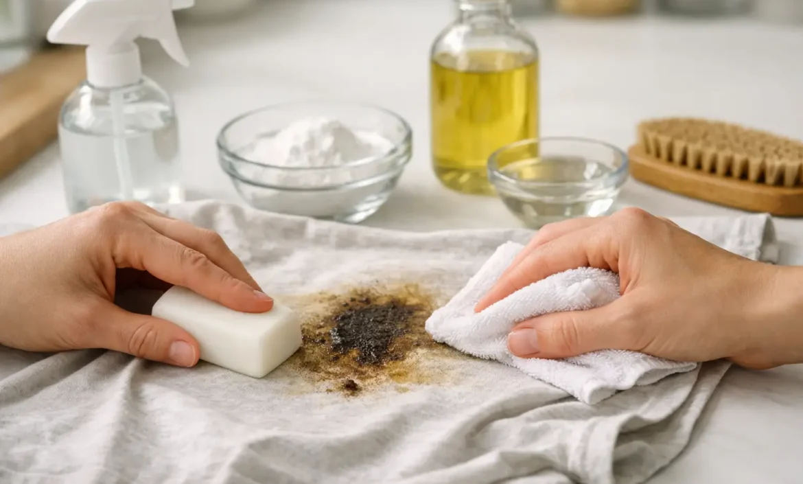Cómo quitar manchas de grasa sin estropear la ropa