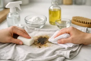 Cómo quitar manchas de grasa sin estropear la ropa