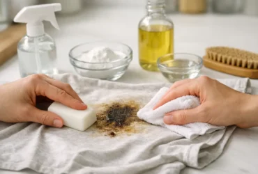 Cómo quitar manchas de grasa sin estropear la ropa
