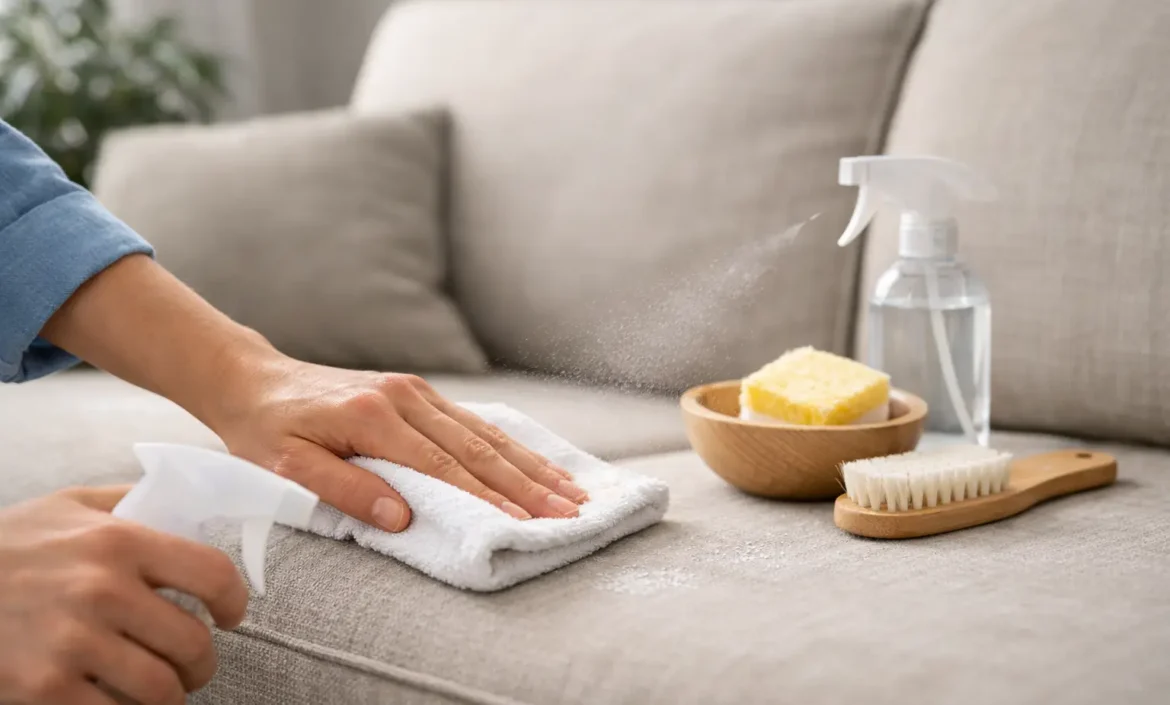 Guía para limpiar muebles sin dañar sus tejidos