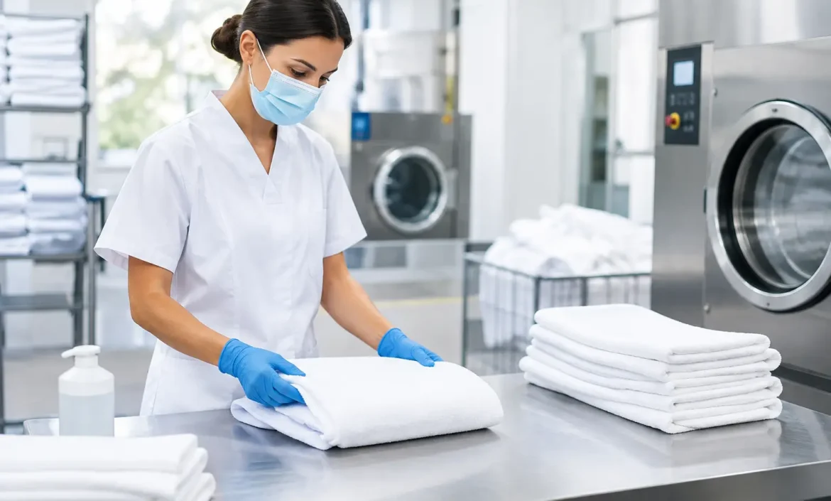 Protocolos de higiene en lavanderías profesionales