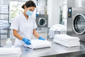 Protocolos de higiene en lavanderías profesionales