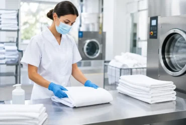 Protocolos de higiene en lavanderías profesionales