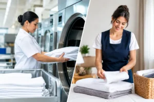 Lavandería institucional vs servicio doméstico